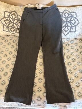 Abercrombie & Fitch Charcoal Boot-Cut Dress Pants